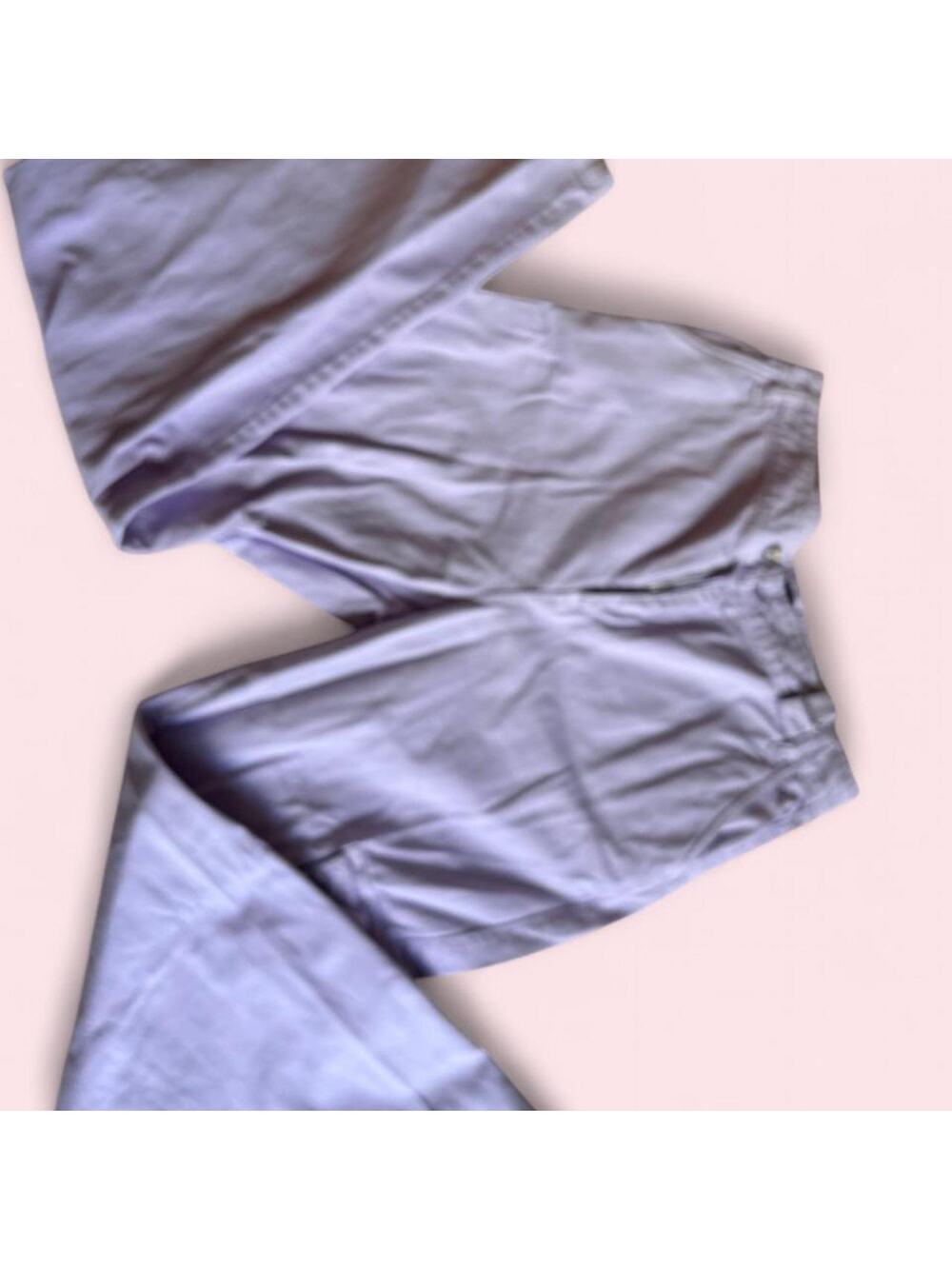 Minga London Women's Size 8 pastel lavender wide-leg cargo pants kawaii fairy